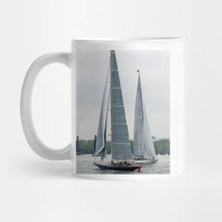 J-Boats in New York Harbor Mug